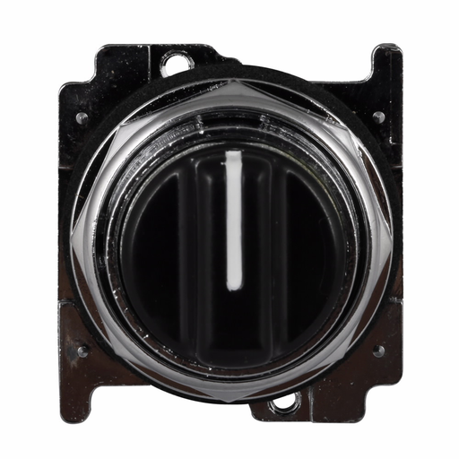 Product image for Eaton Electrical 10250T1353 30.5 mm 3-Position Momentary/Maintained Black Die-Cast Zinc IP65 Selector Switch Operator