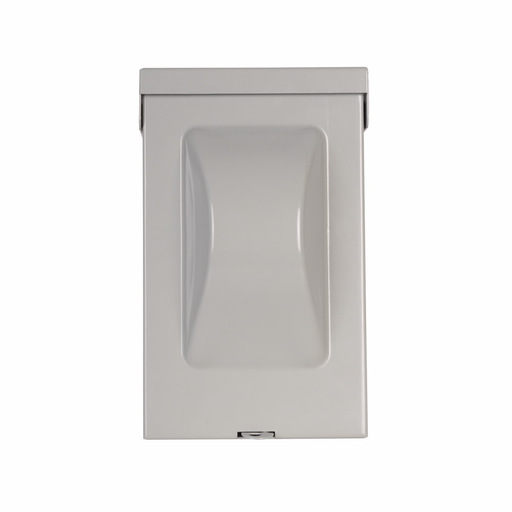 Product image for Eaton Electrical DPB222R 240 VAC 60 Amp 10 Hp 14 to 3 AWG Galvanized Steel Molded Case Air Conditioner Disconnect Switch