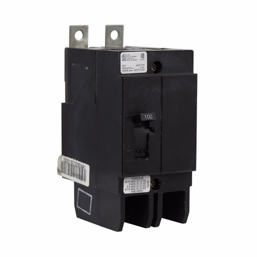 Product image for Eaton Electrical GHB2100 277/480 VAC 125/250 VDC 100 Amp 2-Pole Thermal Magnetic Molded Case Circuit Breaker