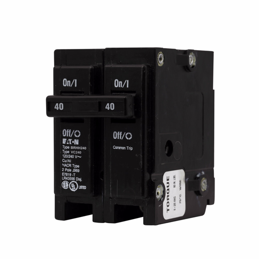 Product image for ETN BRHH240 BR 40A/2 Pole Com. Trip
