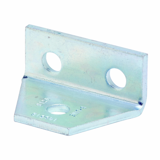 Product image for B-Line B125ZN 3-Hole Zinc Plated Gussetted Shelf Angle