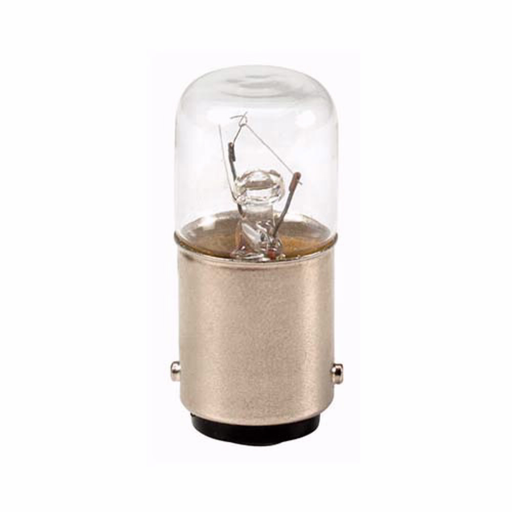 Product image for Cutler-Hammer SL7-L24 Pushbutton Accessory- Incandecent Bulb, SL7, 70 mm, Ba15d, Used with SL7-L, 24V, 6.5W, 3000 hours runtime, (1)