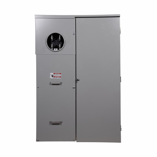 Product image for Cutler-Hammer HP40 house panel, 400A, Aluminum, No bypass, NEMA 3R, Underground, 22 kAIC, Lug landings for compression, lugs not included, DK2400, Surface mounting, Sockets:1, None, Ring, Type BR breake