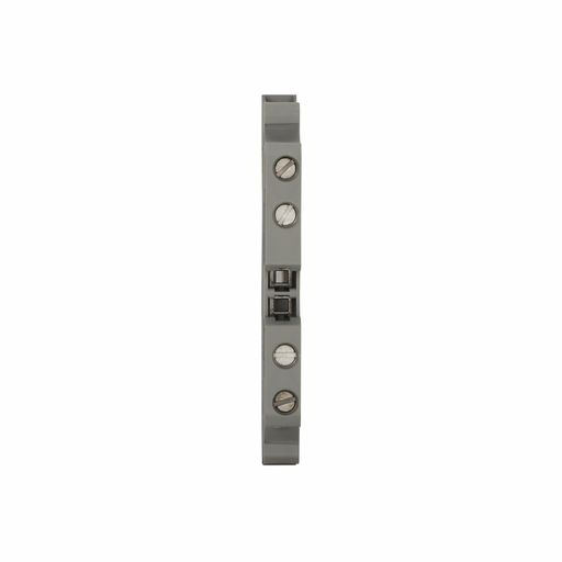 Product image for Cutler-Hammer XBUT4D22 XB IEC terminal block, Screw Connection Multi-Conductor Terminal Blocks, Gray, 10 AWG/4 mm2 maximum wire, Four-wire