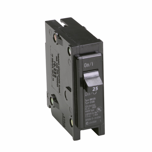 Product image for Eaton Electrical BR125 1 Inch Type BR Plug-On Circuit Breaker