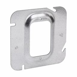 Crouse-Hinds TP579 4-11/16" Square Box Cover, 1-Device, 5/8" Raised, 4.5cu.in, Steel