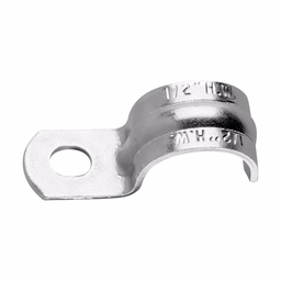 Product image for Crouse-Hinds Series 411 3/4 Inch Steel 1-Hole Snap-On Rigid Conduit Clamp
