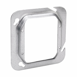 Crouse-Hinds TP586 4-11/16" Square Box Cover, 2-Device, 3/4" Raised, 8.8cu.in, Steel