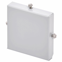 Product image for B-Line 88-3RAHSE-NK Wireway End, No knockout, NEMA 3R, Aluminum, ANSI 61 gray acrylic, 8" X 8"