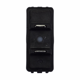 Eaton Bussmann series FCF fuse CUBEFuse, power loss 3.48 w, Critical/UPS, 15 A, 60 Hz, 50 Hz, 1 , CF, Black, Electroless tin plated copper alloy terminal, Blade end, 4 min at 200%, 50 kAIC at 600 Vdc,300 kAIC at 600 V, Glass filled PES