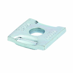 B-Line B200D-ZN No-Twist Square Strut Washer, 3/8" Hole, 5/16" Bolt Size, Electro-Plated Zinc