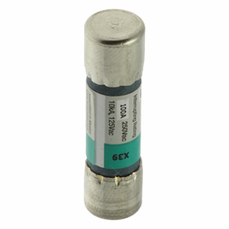 Eaton Bussmann series FNM fuse, Time-delay Midget fuse, 1 A, Dual, Non-indicating, Ferrule end x ferrule end, 35 AIC at 250 Vac,10 kAIC at 125 Vac, Nickel-plated bronze endcap, Standard, 250 V