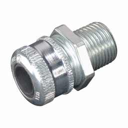 Crouse-Hinds CGB6915 2" Non-Armoured Cord & Cable Fitting, 1.625-1.875" cord, .813" thread, Iron Alloy