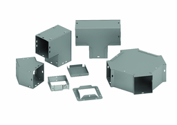 Product image for B-Line 1010-FH Wireway Hanger, NEMA 1, Steel, ANSI 61 gray painted, 10" X 10"