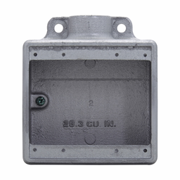 Product image for Crouse-Hinds FS12 1/2" 2-Gang Type FS Conduit Device Box