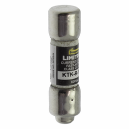 Eaton Bussmann series KTK-R fuse, LIMITRON Fast-acting fuse, Rejection style, Specialized circuits and industrial control, 15 A, Class CC, Non-indicating, Ferrule end x ferrule end, 200 kAIC, Melamine tube, Standard, 600 V