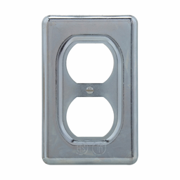 Crouse-Hinds DS23 SA 1-Gang Sheet Aluminum Surface Mount Duplex Receptacle Cover