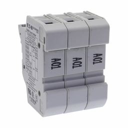 Eaton Bussmann series CHM modular fuse holder, 600V (UL), 690V (IEC), 30A (UL), 32A (IEC), Modular fuse holder, Three-pole - CHM3DIU