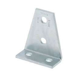 B-Line B118ZN 4-Hole Zinc Plated Gussetted Shelf Angle