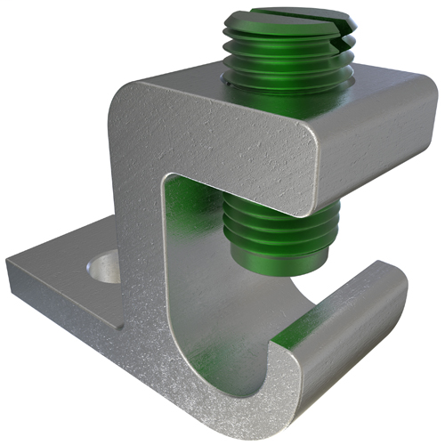 ILSCO GBL-1/0 UL Listed 1/0-14 AWG 9/32 Inch Mounting Hole Aluminum Ground Clamp ILSCO GBL-1/0 UL Listed 1/0-14 AWG 9/32 Inch Mounting Hole Aluminum Ground Clamp