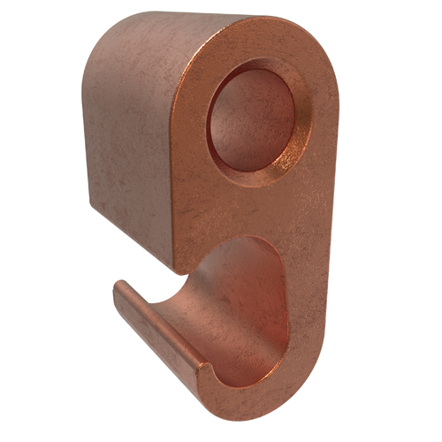 ILSCO GGC-1 6 to 2 AWG Run or Tap Copper Alloy Grounding Grid Tap Connector ILSCO GGC-1 6 to 2 AWG Run or Tap Copper Alloy Grounding Grid Tap Connector