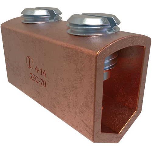 Product image for ILSCO 2SC-70 CU MEC 2-4 B UL