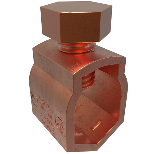 Product image for ILSCO GRC-68-B2 BRZ MEC 2-8 B UL CS