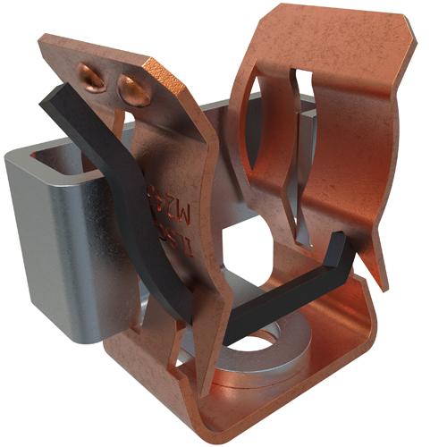 Product image for ILSCO M-2434 CU FUSE CLIP 30A-600V