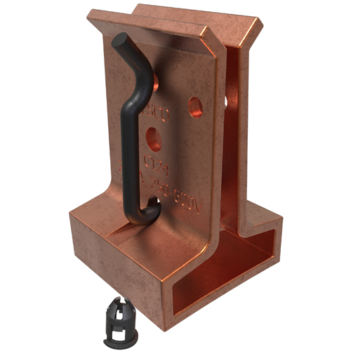 Product image for Ilsco M-2399 Copper Fuse Clip, Class R Wire Reinforced, 250 to 600 V, 200 Amps