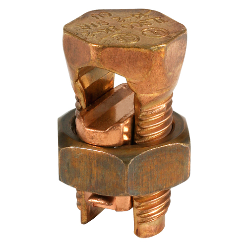 Product image for Ilsco IK3-6 Three Wire Copper Split Bolt, Conductor Range for Equal Main & Tap 6 Sol - 10 Sol, UL, CSA
