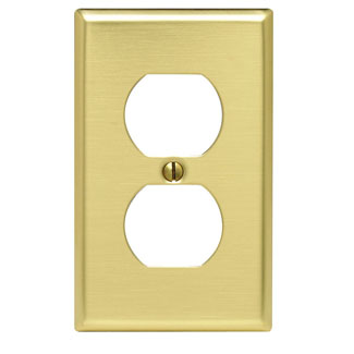 Product image for LEV 81003-PB BS WP 1G DUP POLISHED