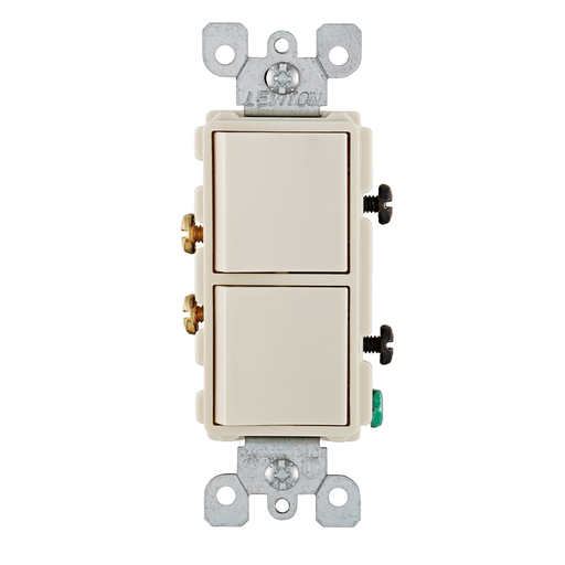 Decora Single-Pole / Single-Pole Combination Switch