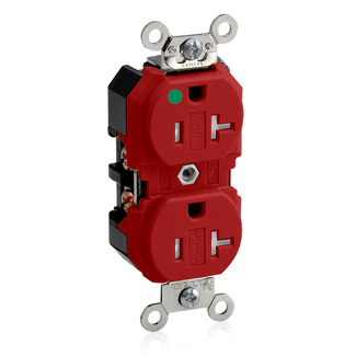 Tamper-Resistant Duplex Receptacle, 20 Amp, 125 Volt