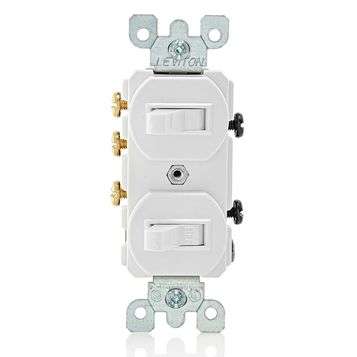 Duplex Style Single-Pole / 3-Way Combination Switch