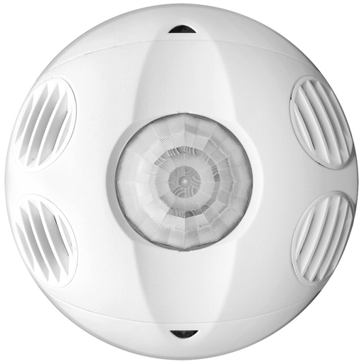 Occupancy Sensor, Multi-Technology (PIR/US), Ceiling Mount, 2000SF, Isolated Relay, White
