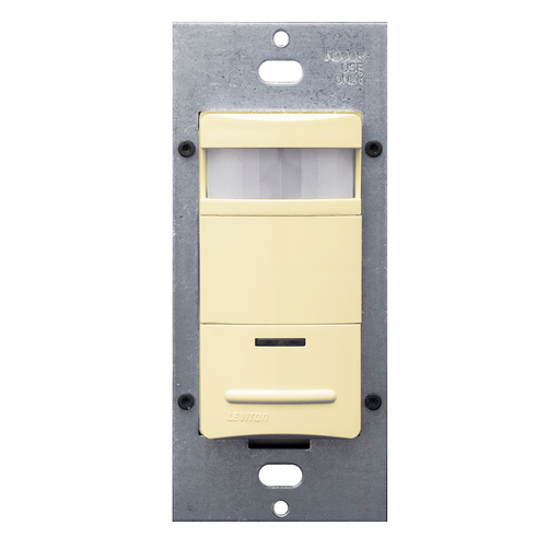 Occupancy Sensor, PIR, Wall Switch, 2100SF, 120-277V, Ivory, Made in USA, Decora®