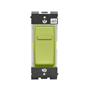 Leviton Renu® Coordinating Dimmer Remote RE00R-GS for 3-Way or More Applications, 120VAC, in Granny Smith Apple