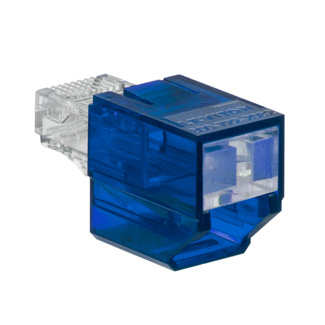 Port Blocker, Secure RJ, Blue color transparent