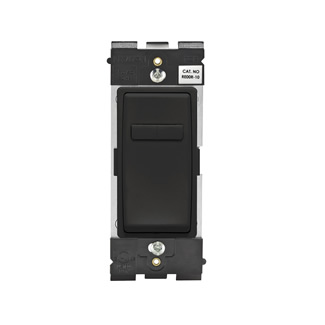 Leviton Renu® Coordinating Dimmer Remote RE00R-OB for 3-Way or More Applications, 120VAC, in Onyx Black