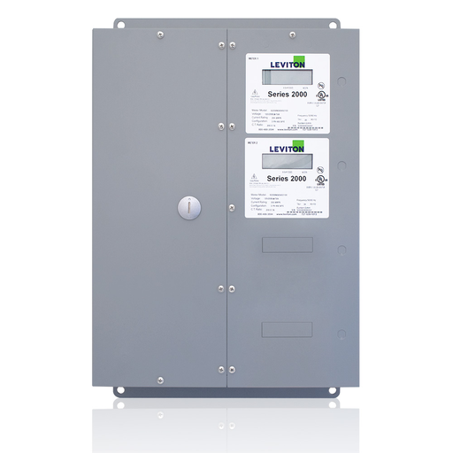Submeter, Indoor, 120/208V, 3 Phase 4 Wire, 2 Three Element Meters, Electric Meter, MMU
