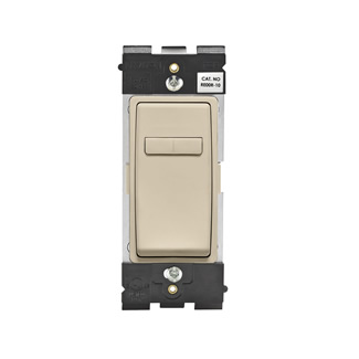 Leviton Renu® Coordinating Dimmer Remote RE00R-NS for 3-Way or More Applications, 120VAC, in Navajo Sand