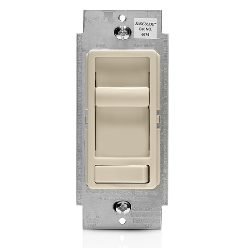 SureSlide Dimmer for 150-Watt Dimmable LED/CFL, 600-Watt Incandescent/Halogen
