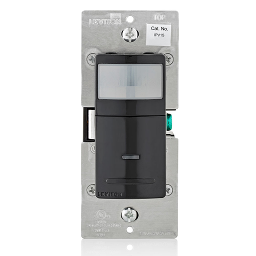 Decora Vacancy Motion Sensor In-Wall Switch, Manual-On, 15A, Single Pole or 3-Way
