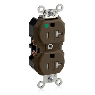 Tamper-Resistant Duplex Receptacle, 20 Amp, 125 Volt