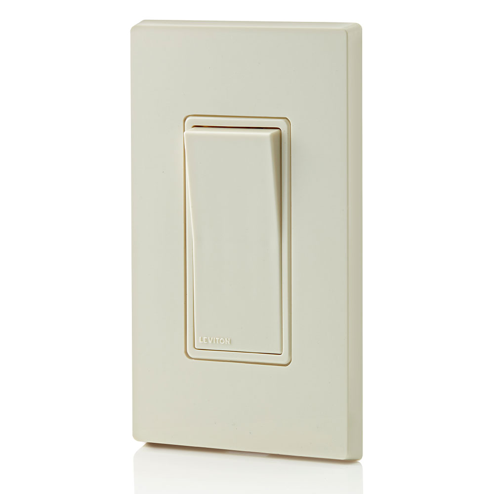 Leviton 56012T 15amp Light Almond Single Pole Decora Switch Cooper Electric