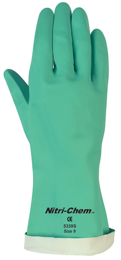 GLOVE NITRILE-LINED SZ9