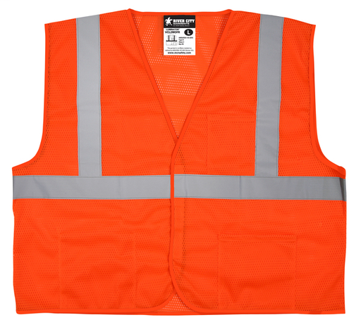 CLASS 2 ORANGE 2XL 3 POCKET VEST