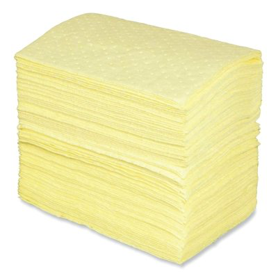 Universal Heavy-Weight Absorbent Pad, Absorbs 28 gal, 15 in x 19 in