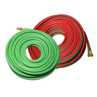 Welding Hose Assembly, Grade R, Custom Length, Single Line, 3/16 in, BB Fitting