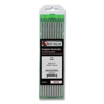 Pure Ground Tungsten Electrode, 0.040 in x 7 in, 10 PK